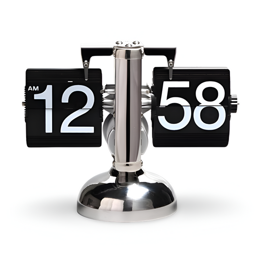 **Minimalistische Flip Uhr** – Stilvolle Zeitmessung mit Retro-Charme 0