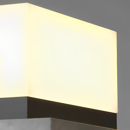 Minimalistische Quadratische Wasserdichte LED Schwarz – Elegante Solarlichter Für Ihren Außenbereich 5