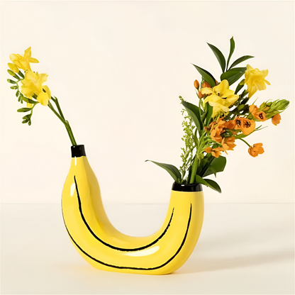 Moderne Bananenförmige Vase – Kreatives Design für Stilvolles Wohnen 0