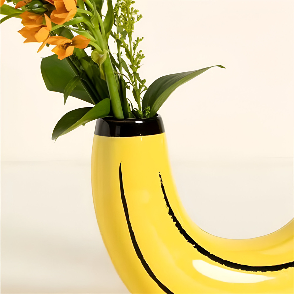 Moderne Bananenförmige Vase – Kreatives Design für Stilvolles Wohnen 3