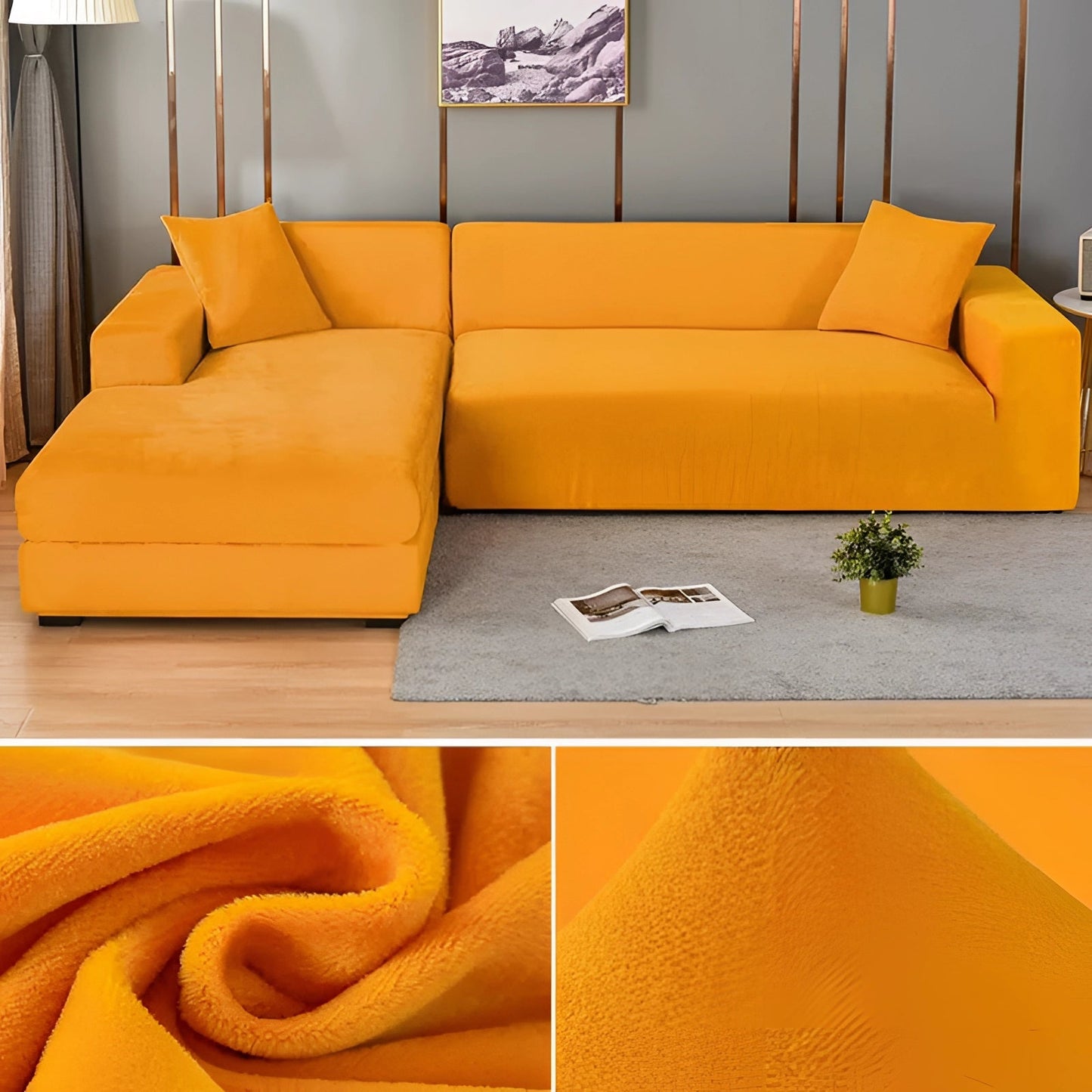 Moderner Samt Sofabezug – Luxuriöse Eleganz Für Ihr Wohnzimmer 10