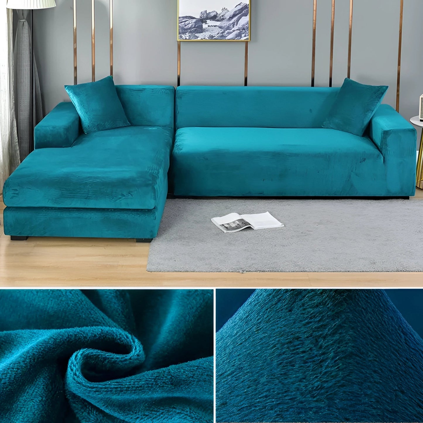 Moderner Samt Sofabezug – Luxuriöse Eleganz Für Ihr Wohnzimmer 11