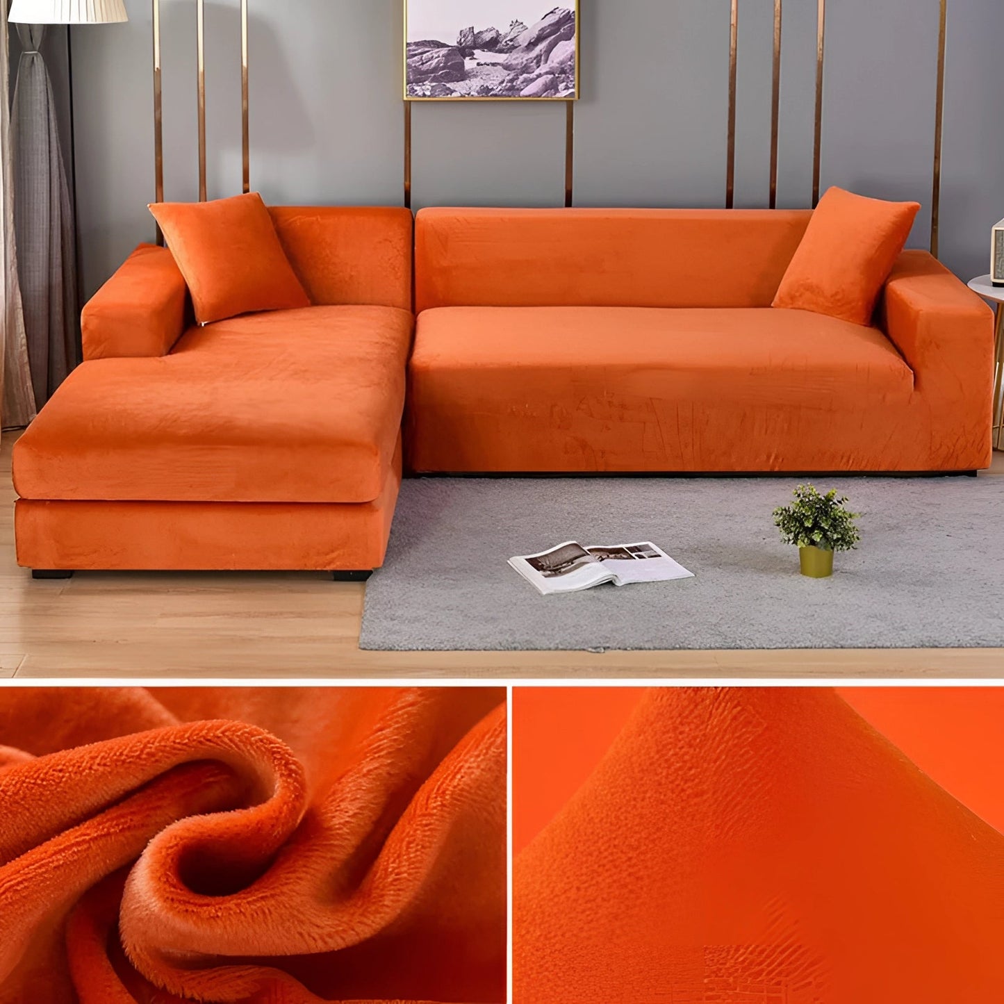 Moderner Samt Sofabezug – Luxuriöse Eleganz Für Ihr Wohnzimmer 13