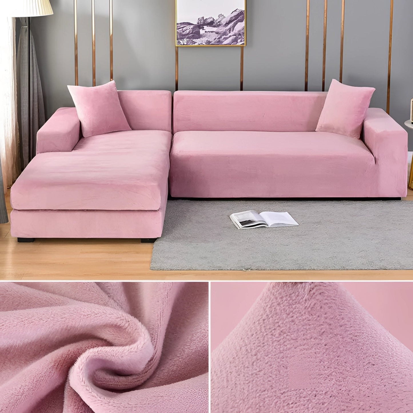 Moderner Samt Sofabezug – Luxuriöse Eleganz Für Ihr Wohnzimmer 14