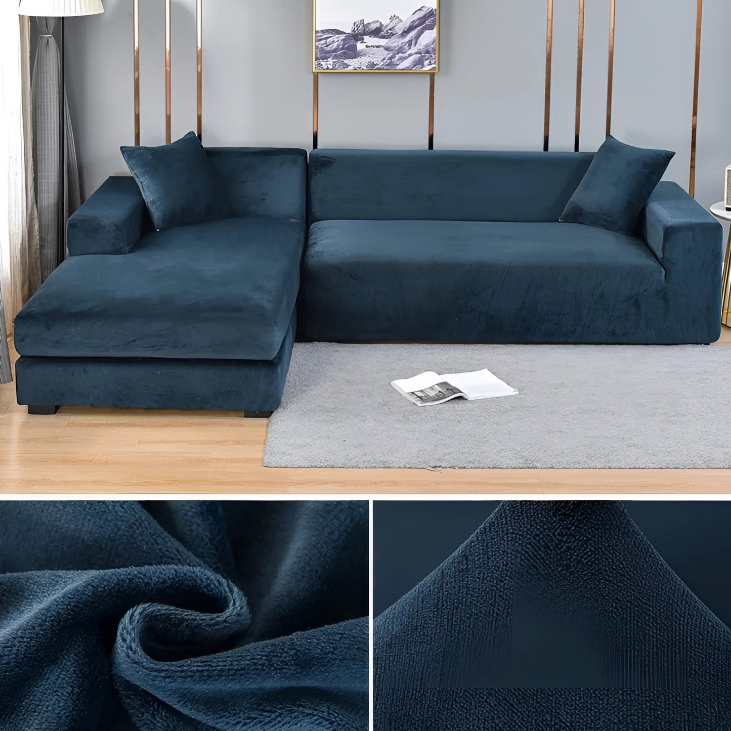 Moderner Samt Sofabezug – Luxuriöse Eleganz Für Ihr Wohnzimmer 7