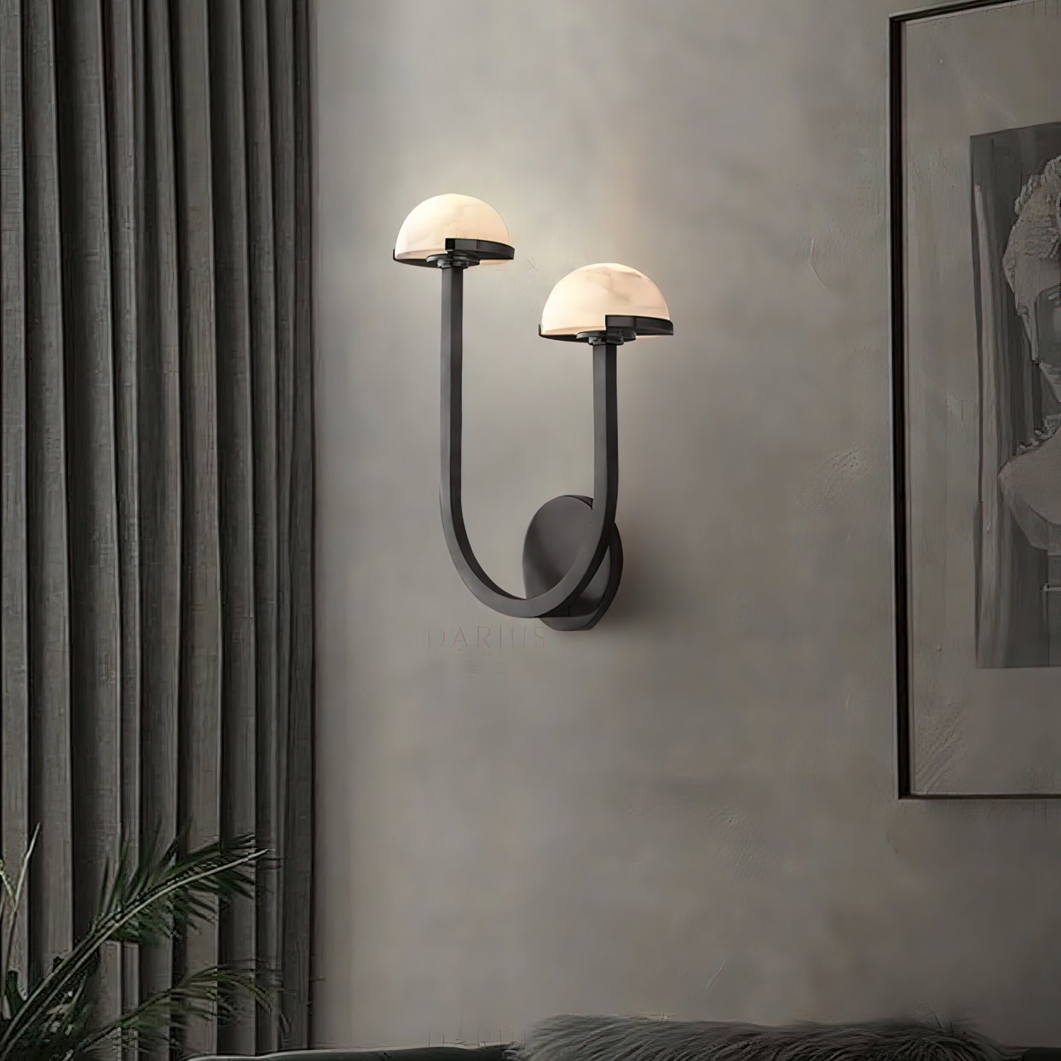 MushyGlo Alabaster-Wandlampe – Stilvolles Licht Für Elegante Räume 6