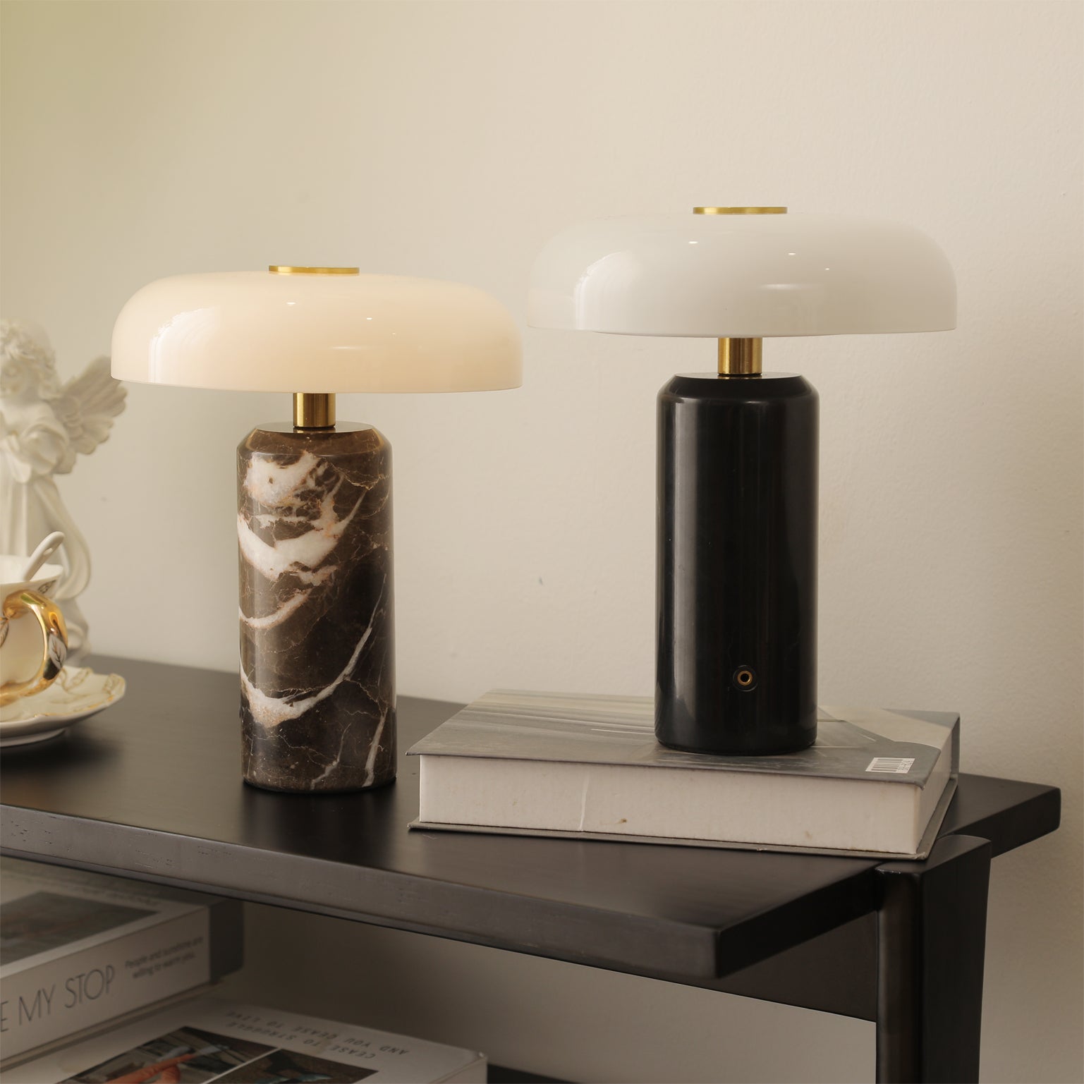NICO Marmor Tischlampe – Stilvolles Licht für Ihre Räume 3