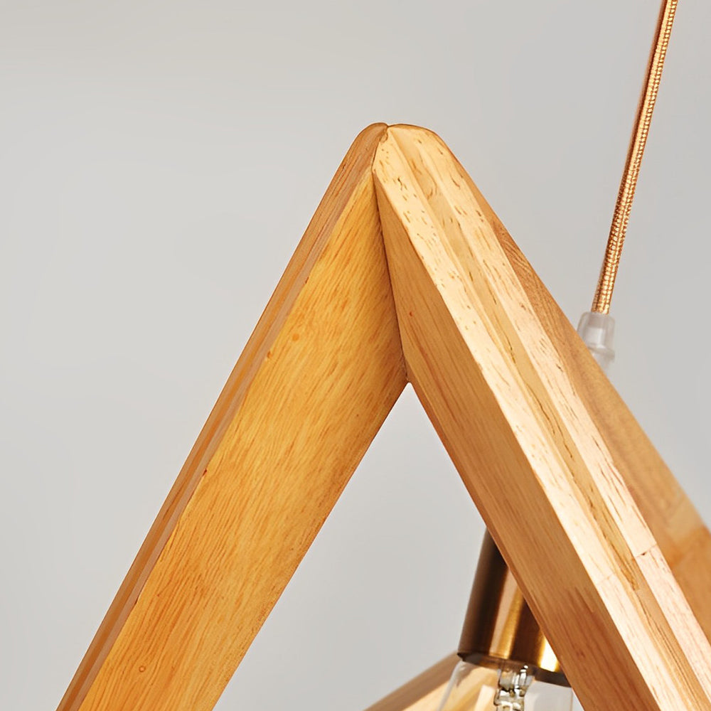 **NORDICFRAME HÄNGELAMPE MIT HOLZRAHMEN** – Stilvolles Geometrisches Design für Ihr Zuhause 6