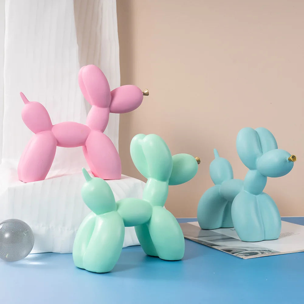 Nette Harz Ballon Hund Ornament – Verspielte Akzente Für Ihr Zuhause 2