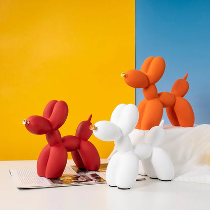 Nette Harz Ballon Hund Ornament – Verspielte Akzente Für Ihr Zuhause 3