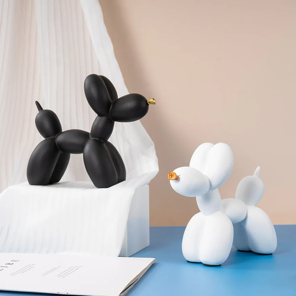 Nette Harz Ballon Hund Ornament – Verspielte Akzente Für Ihr Zuhause 5