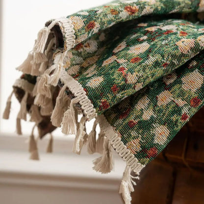 Noveau Ditsy Blumenvorhang Mit Quasten – Vintage-Charme Für Ihr Zuhause 7