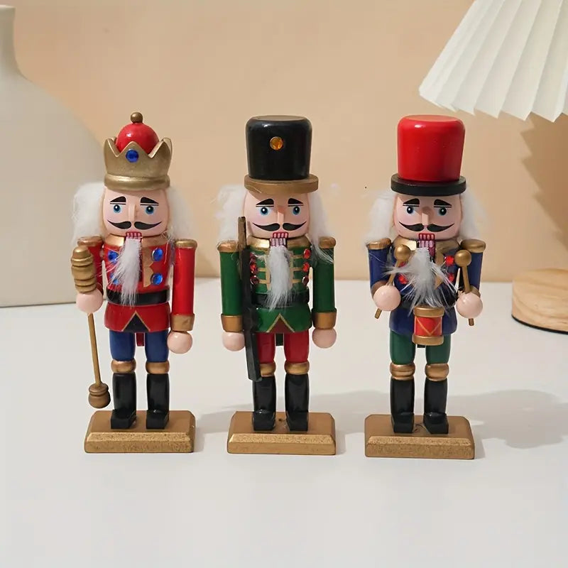 Nussknacker Weihnachtsdekoration Set – Traditionelle Figuren Für Festliche Stimmung 3