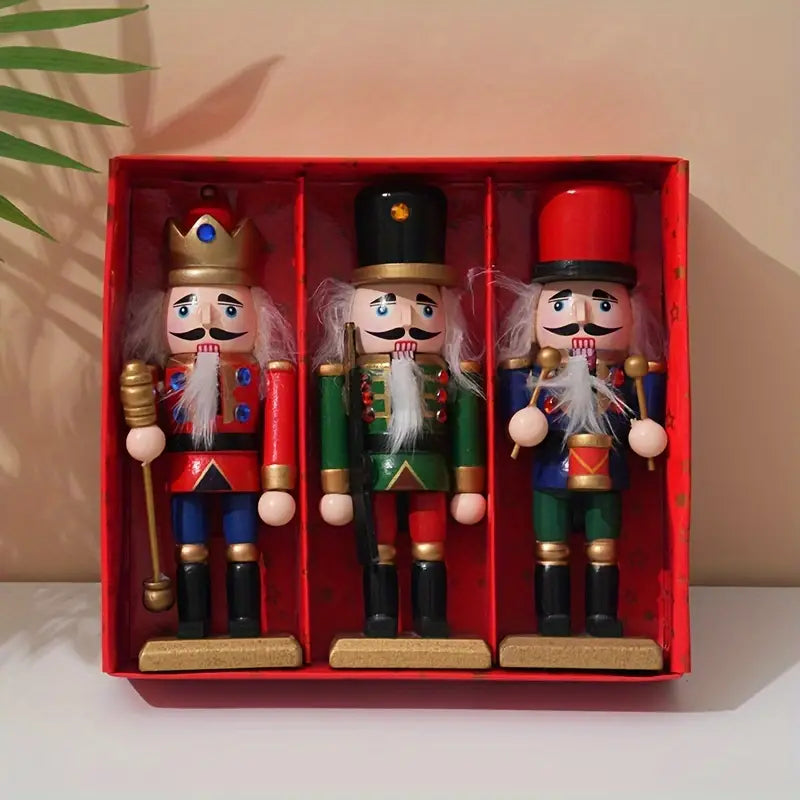 Nussknacker Weihnachtsdekoration Set – Traditionelle Figuren Für Festliche Stimmung 4