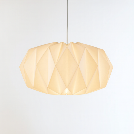 Papierlampenschirm Anhänger Licht – Stilvolle Origami-Beleuchtung für Einladende Räume 0
