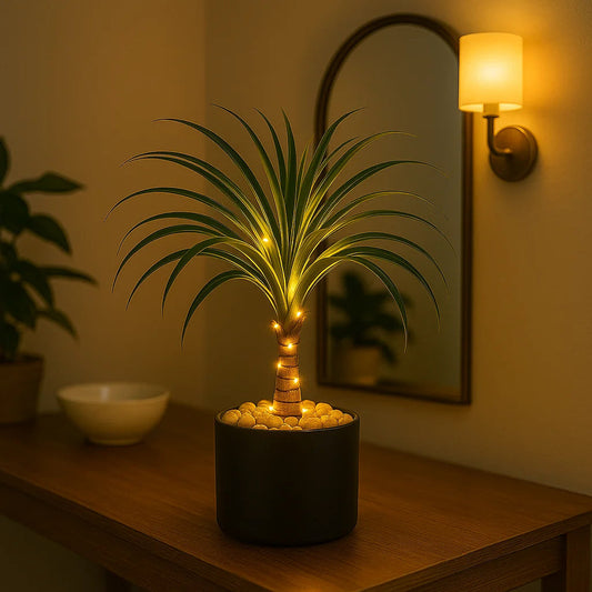 Pferdeschwanz-Tischlampe – Verspielt Mit Sanfter LED-Beleuchtung 0