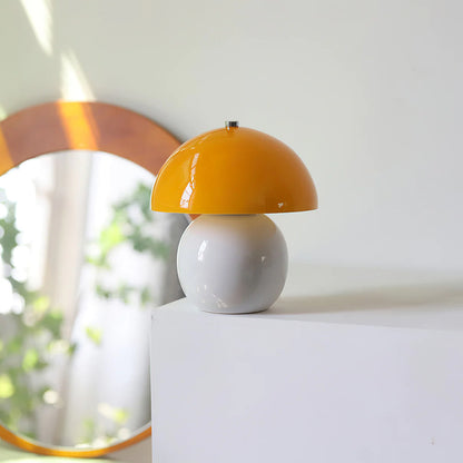 Pilz Keramische Tischlampe Mit Akku – Verspielt Und Charmant Für Jeden Raum 2