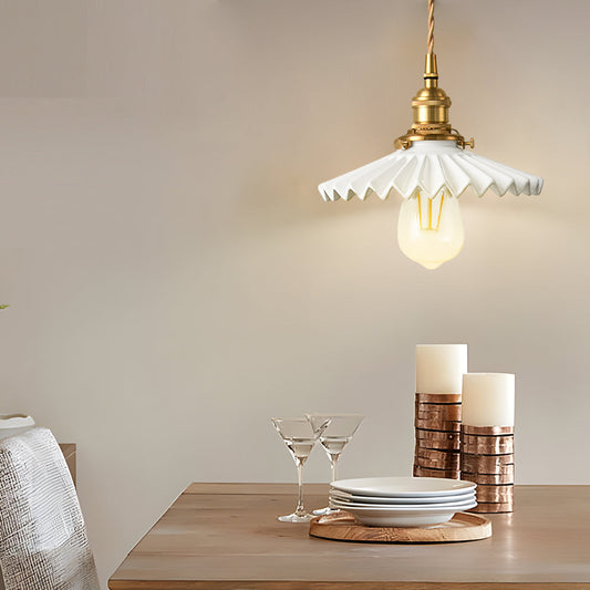 **PleatCeramic Hängelampe** – Elegantes Faltendes Design für Ihr Zuhause 1