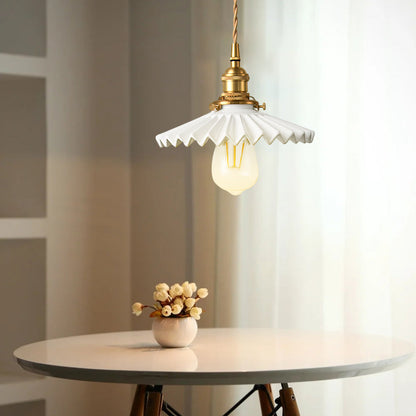 **PleatCeramic Hängelampe** – Elegantes Faltendes Design für Ihr Zuhause 3