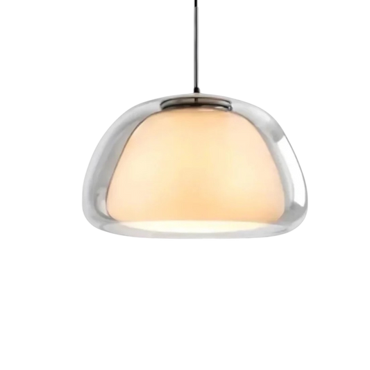 Hängeleuchte Glas-Kugel Duo – Sanfte Lichtverteilung