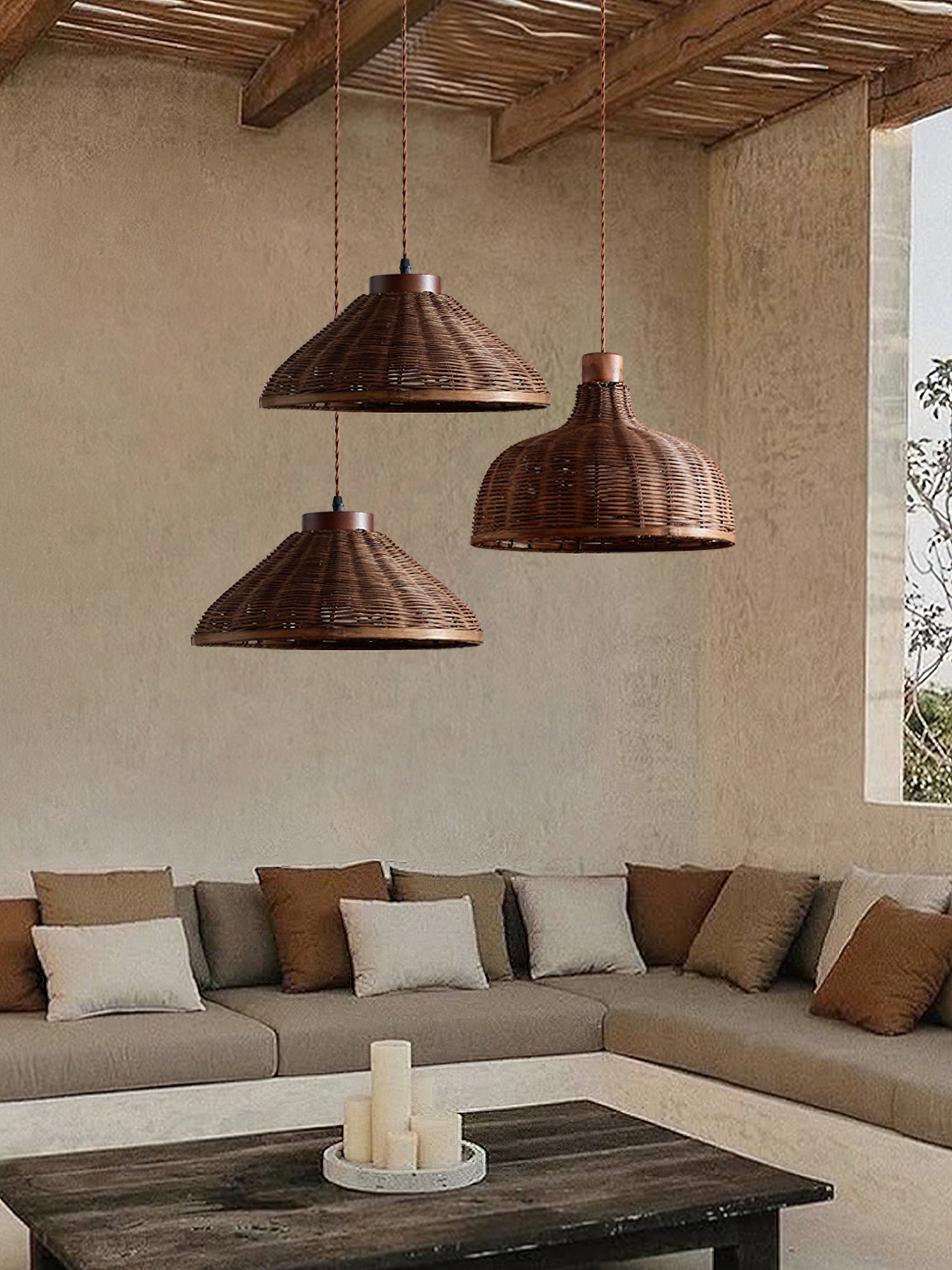 Rasa Pendelleuchte aus Rattan – Elegante Atmosphäre für Ihr Esszimmer 6