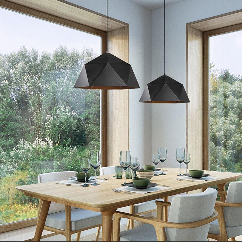 Rautenfarbene Pendelleuchte für Esszimmer – Elegantes Licht für Stilvolles Ambiente 2