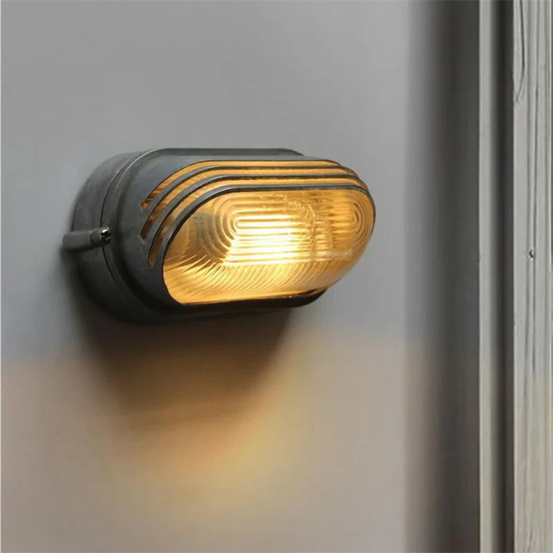 Retro Industrielle Wasserdichte Wandlampe – Stilvolle Außenbeleuchtung für Einzigartigen Charme 0