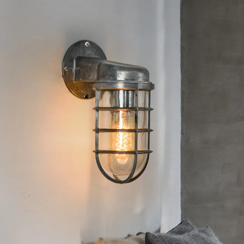 Retro Industrielle Wasserdichte Wandlampe – Stilvolle Außenbeleuchtung für Einzigartigen Charme 3