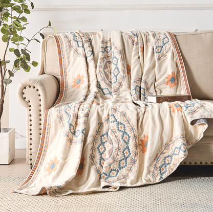 Ruhige Mandala Überwurfdecke Baumwolle – Entspannendes Boho-Design Für Ihr Zuhause 6