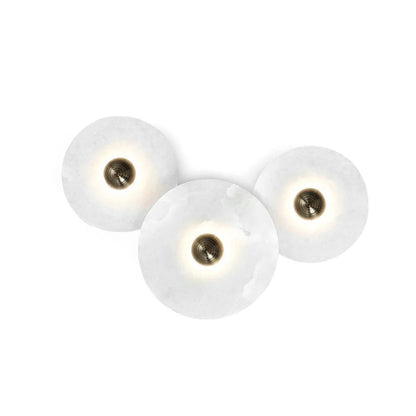 Runde Alabaster Wandleuchte – Stilvolles Licht Mit Eleganten Akzenten 1
