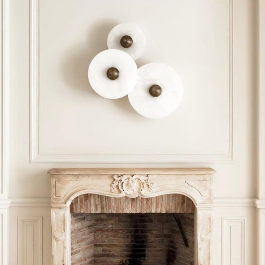 Runde Alabaster Wandleuchte – Stilvolles Licht Mit Eleganten Akzenten 4