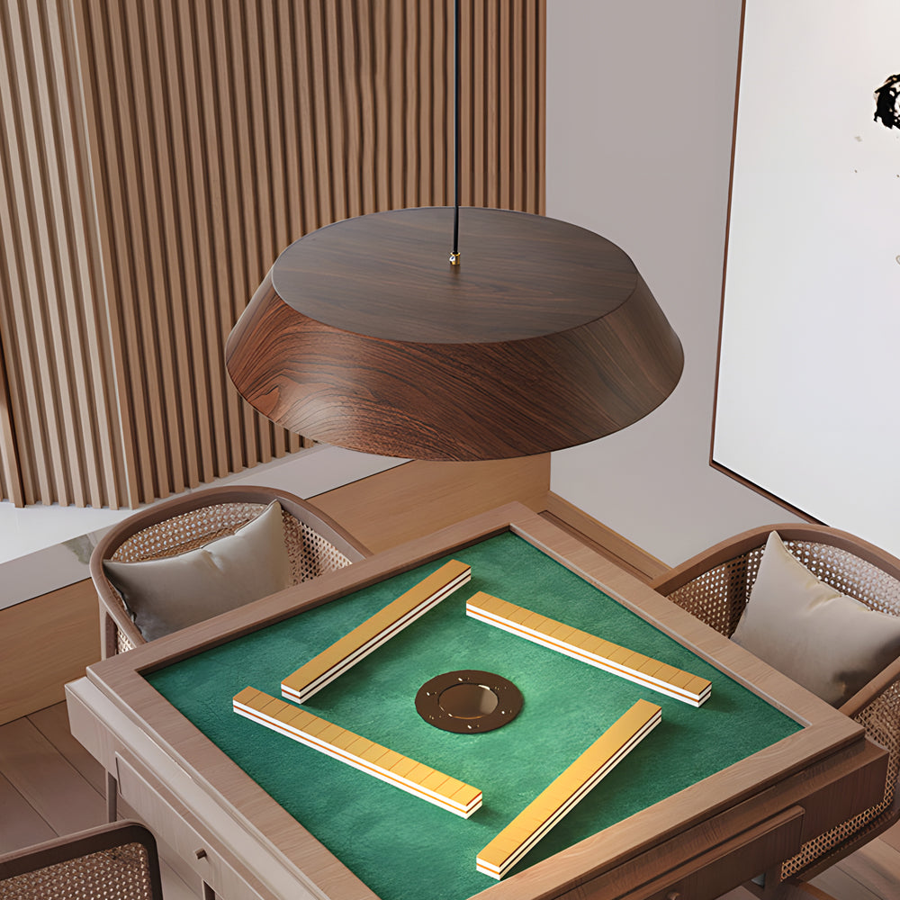 Runde LED-Hängelampe Japanischer Stil – Stilvolle Beleuchtung für Esszimmer 1