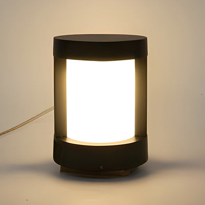 Runde Wasserdichte LED Solar Schwarz – Elegante Außenleuchten Für Jeden Garten 0