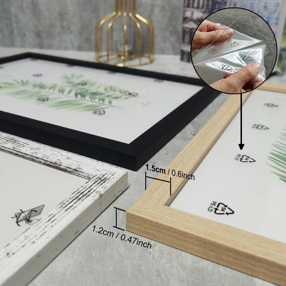 Rustikaler Holz-Bilderrahmen – Charmante Präsentation Für Ihre Fotos 3