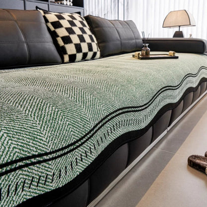Rutschfester Sofabezug Modern Wave – Eleganter Schutz Für Ihr Wohnzimmer 3