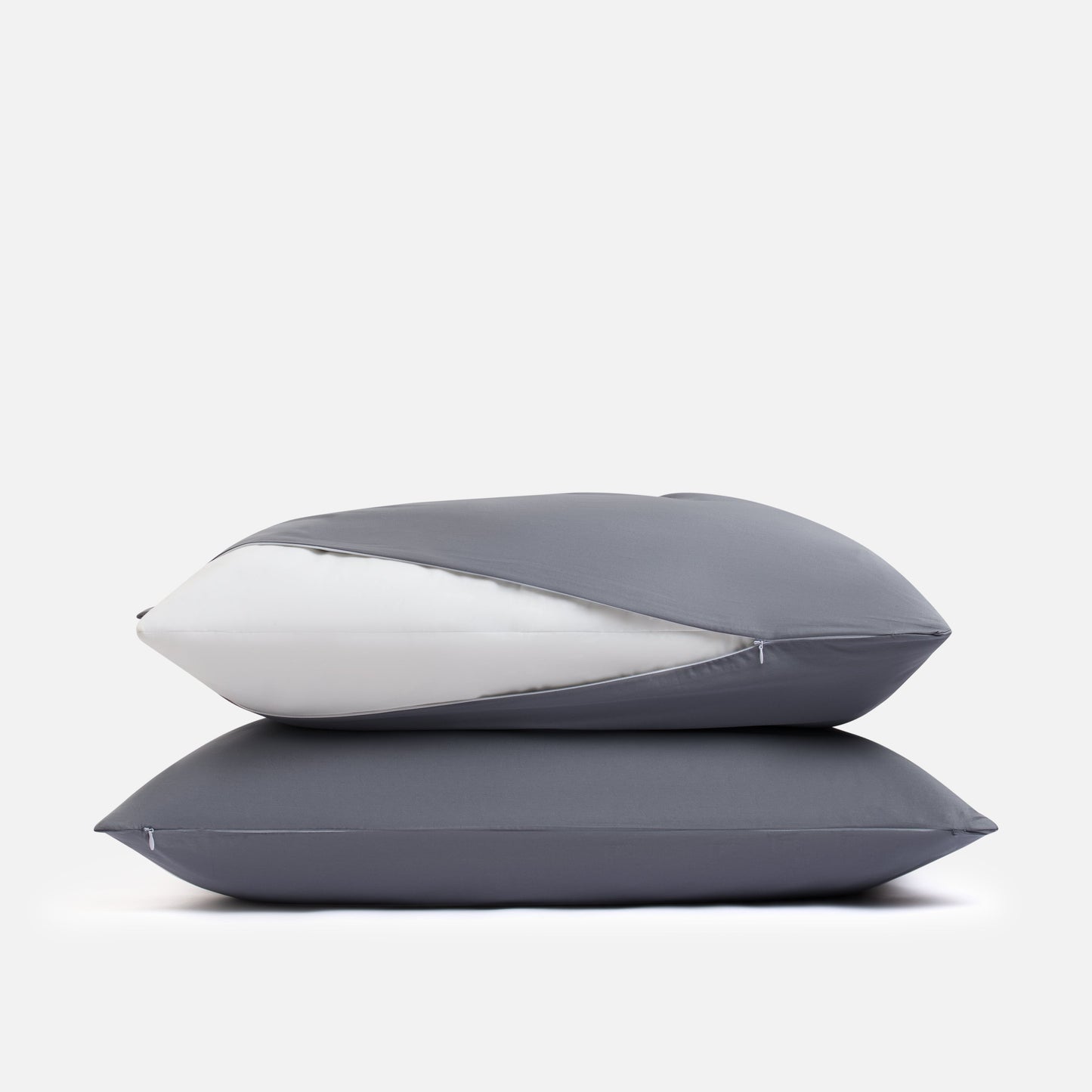 Schiefergraues Satin Bettwäsche-Set – Luxuriöser Komfort für Stilbewusste 1