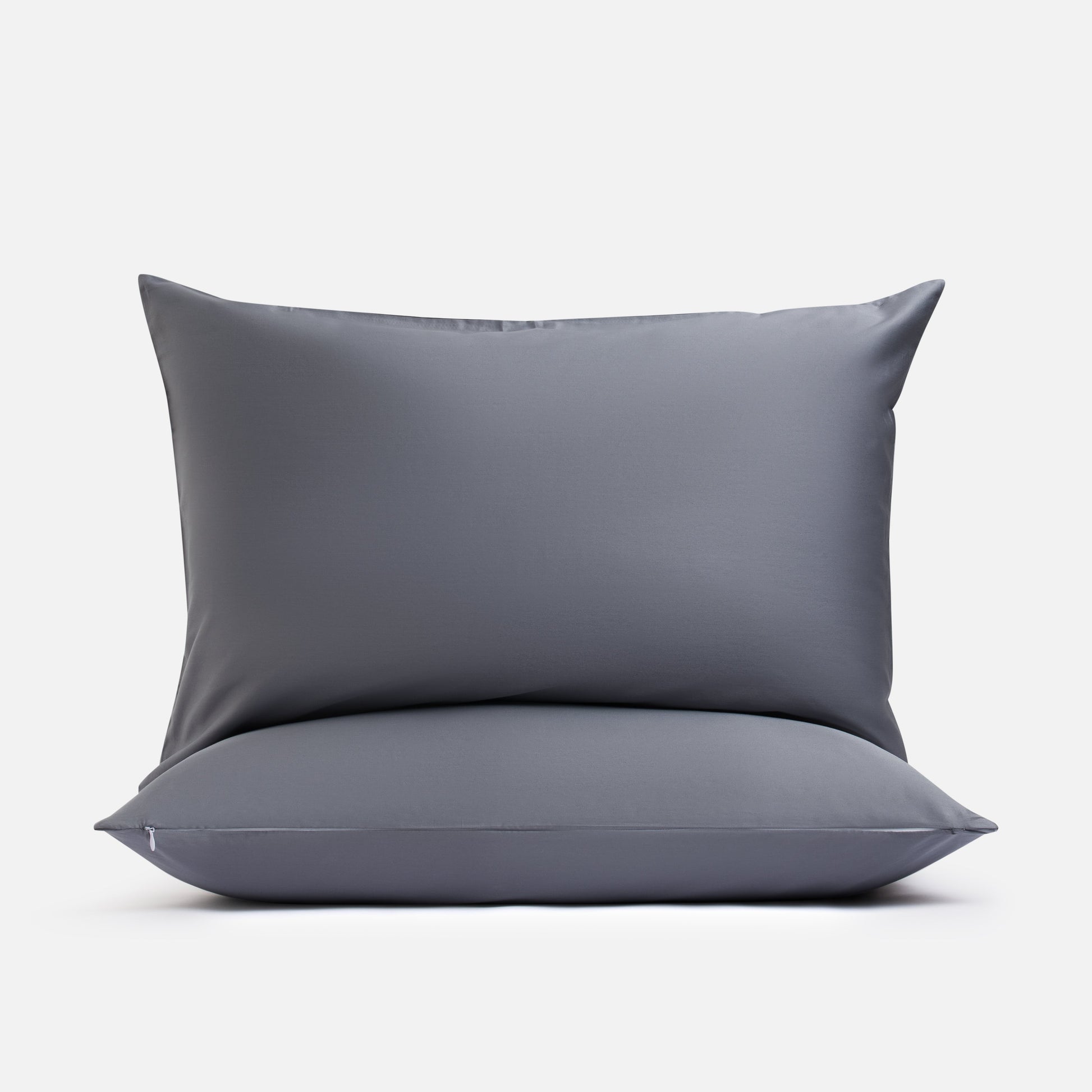 Schiefergraues Satin Bettwäsche-Set – Luxuriöser Komfort für Stilbewusste 2