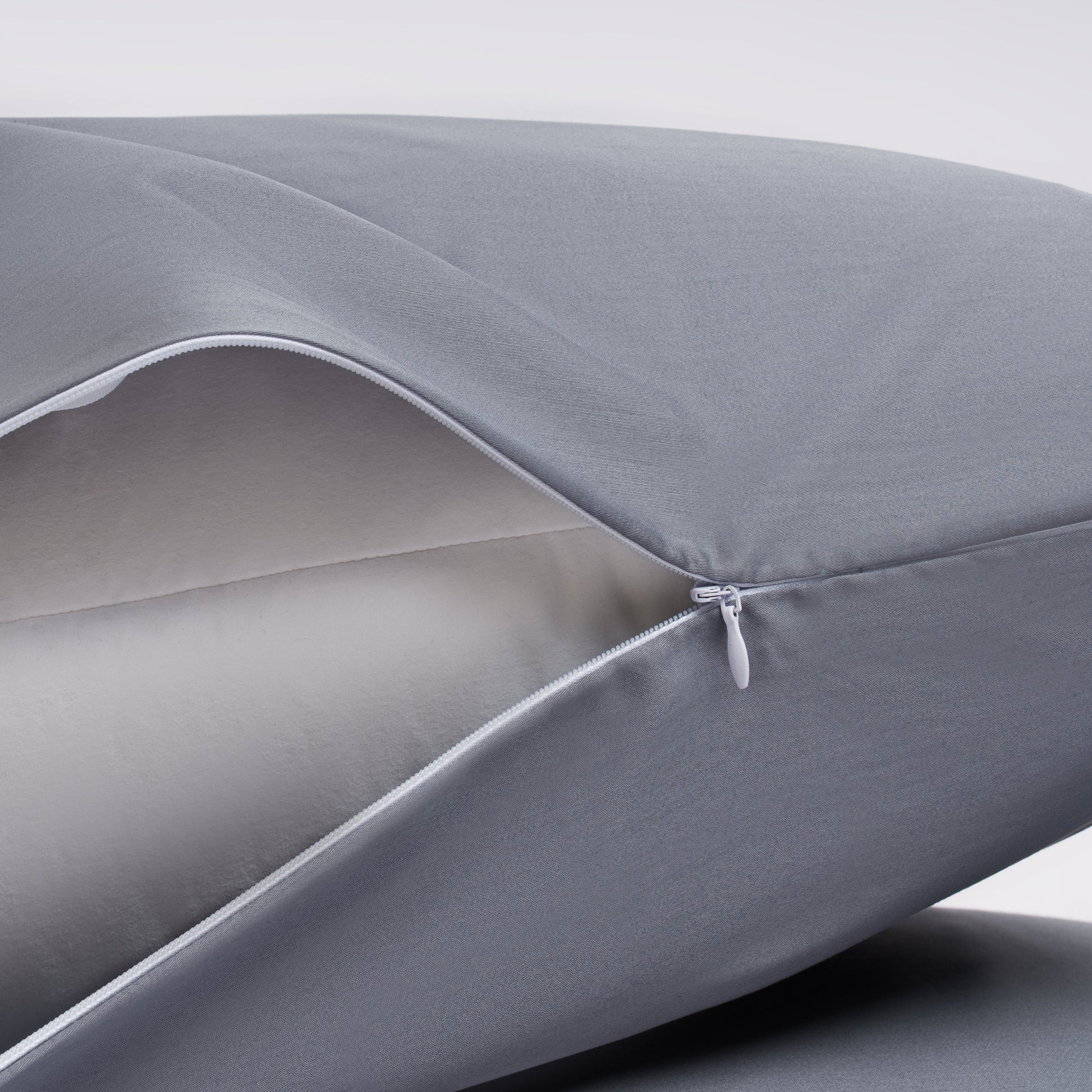 Schiefergraues Satin Bettwäsche-Set – Luxuriöser Komfort für Stilbewusste 6