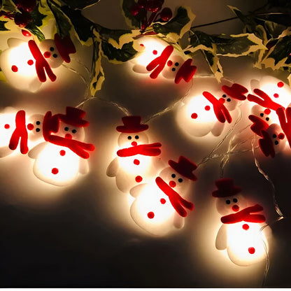 Schneemann LED Lichterkette – Magische Weihnachtsbeleuchtung Für Ihr Zuhause 5