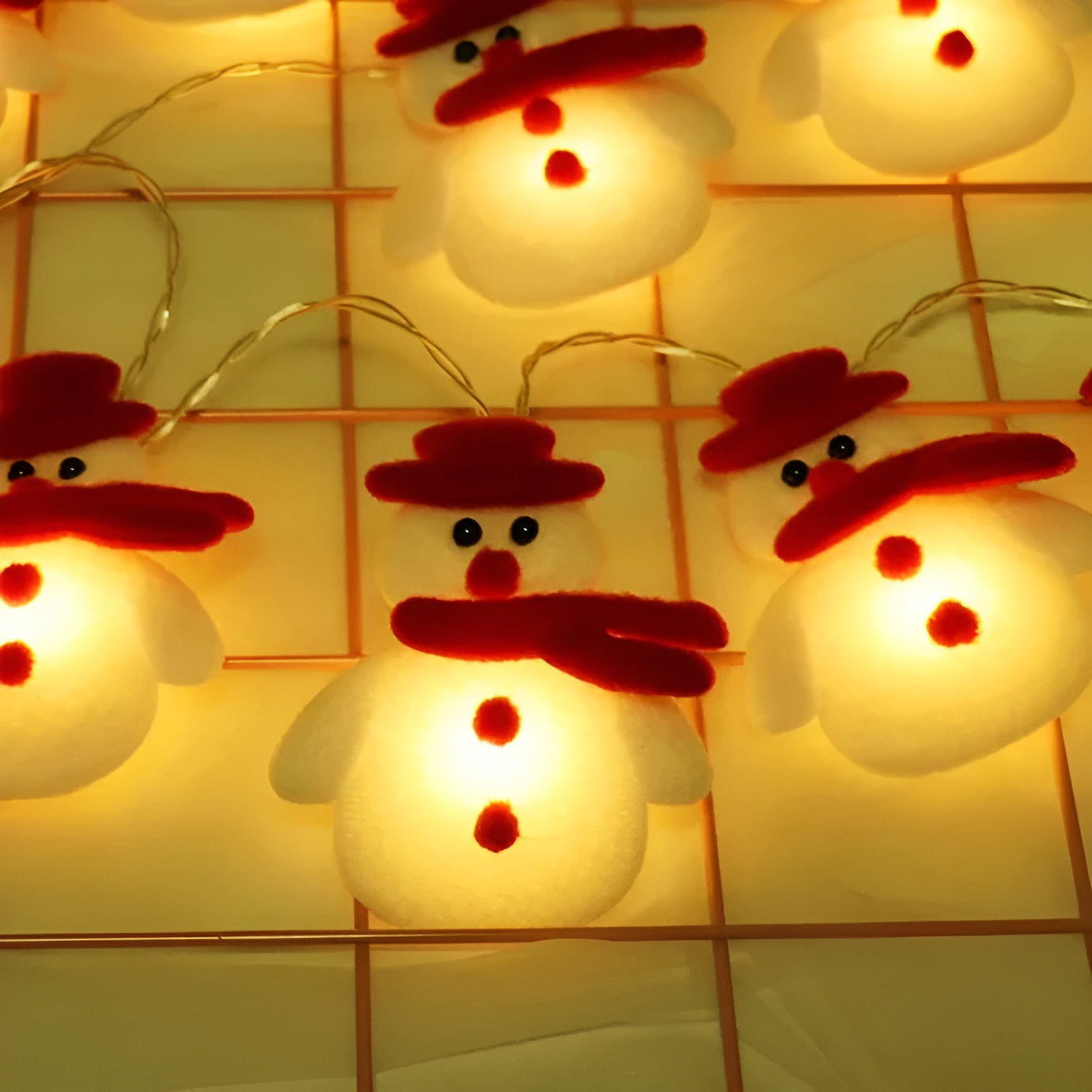 Schneemann LED Lichterkette – Magische Weihnachtsbeleuchtung Für Ihr Zuhause 6