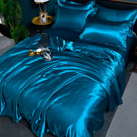 Seiden Satin Bettwäsche Set – Luxuriöser Schlafkomfort für Jede Nacht 0