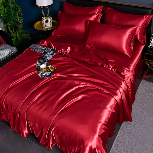 Seiden Satin Bettwäsche Set – Luxuriöser Schlafkomfort für Jede Nacht 1
