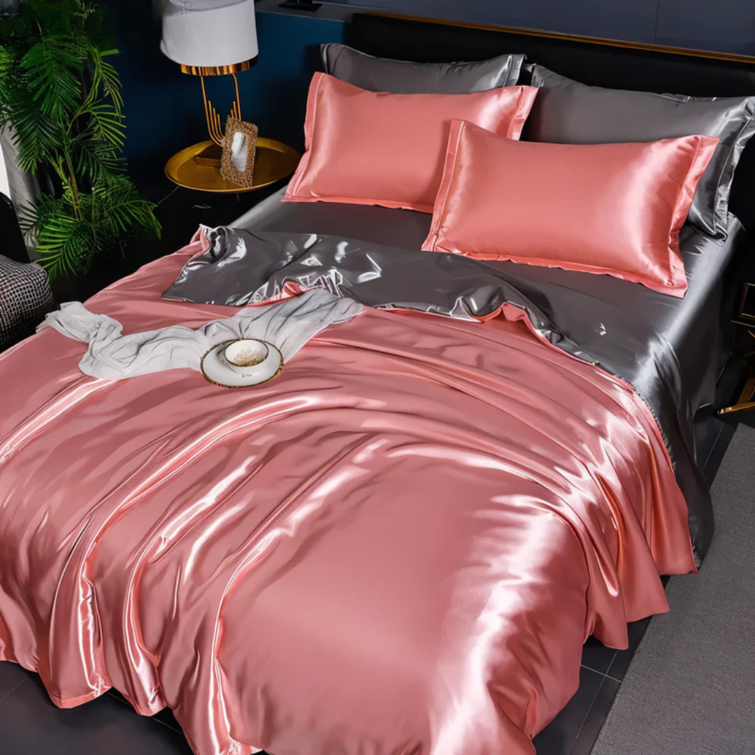 Seiden Satin Bettwäsche Set – Luxuriöser Schlafkomfort für Jede Nacht 10