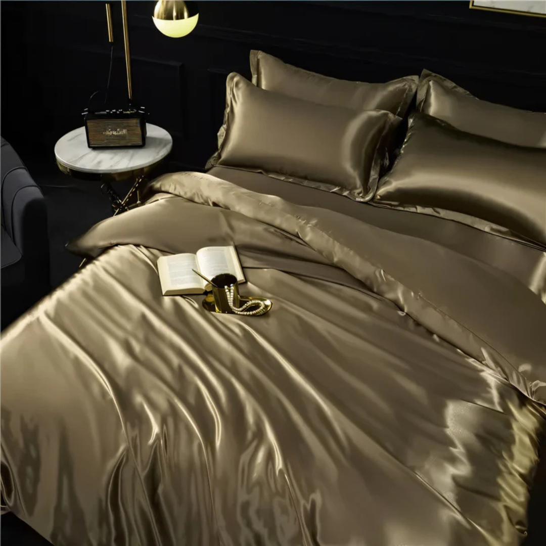 Seiden Satin Bettwäsche Set – Luxuriöser Schlafkomfort für Jede Nacht 11