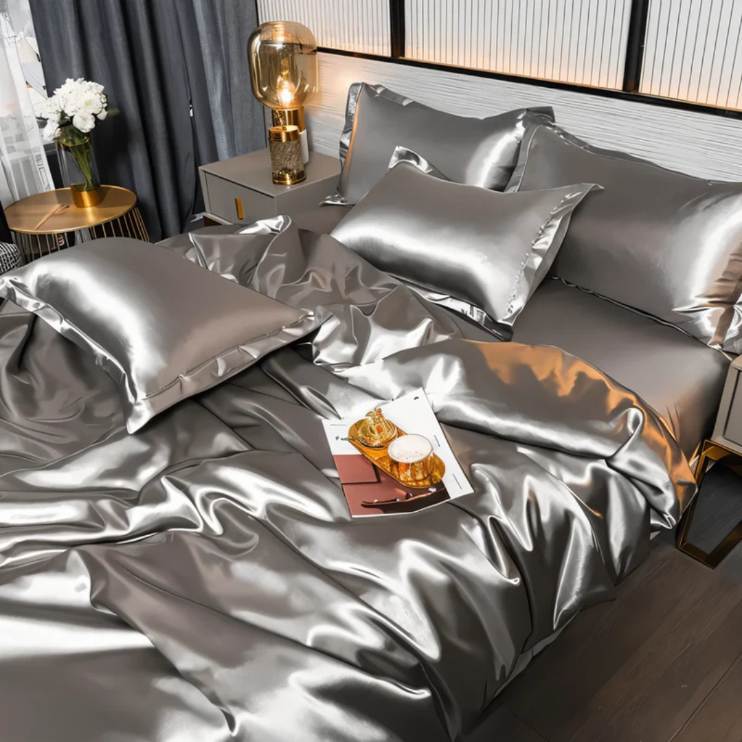 Seiden Satin Bettwäsche Set – Luxuriöser Schlafkomfort für Jede Nacht 12