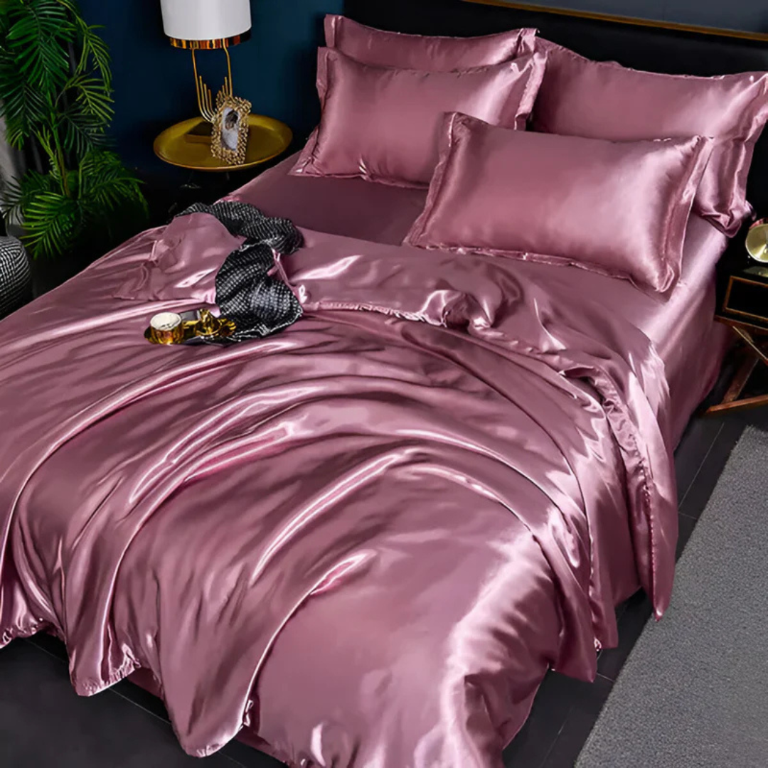 Seiden Satin Bettwäsche Set – Luxuriöser Schlafkomfort für Jede Nacht 3