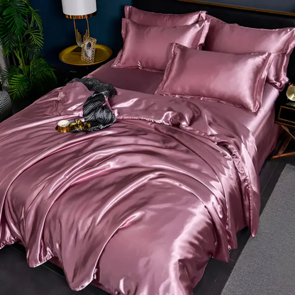 Seiden Satin Bettwäsche Set – Luxuriöser Schlafkomfort für Jede Nacht 3