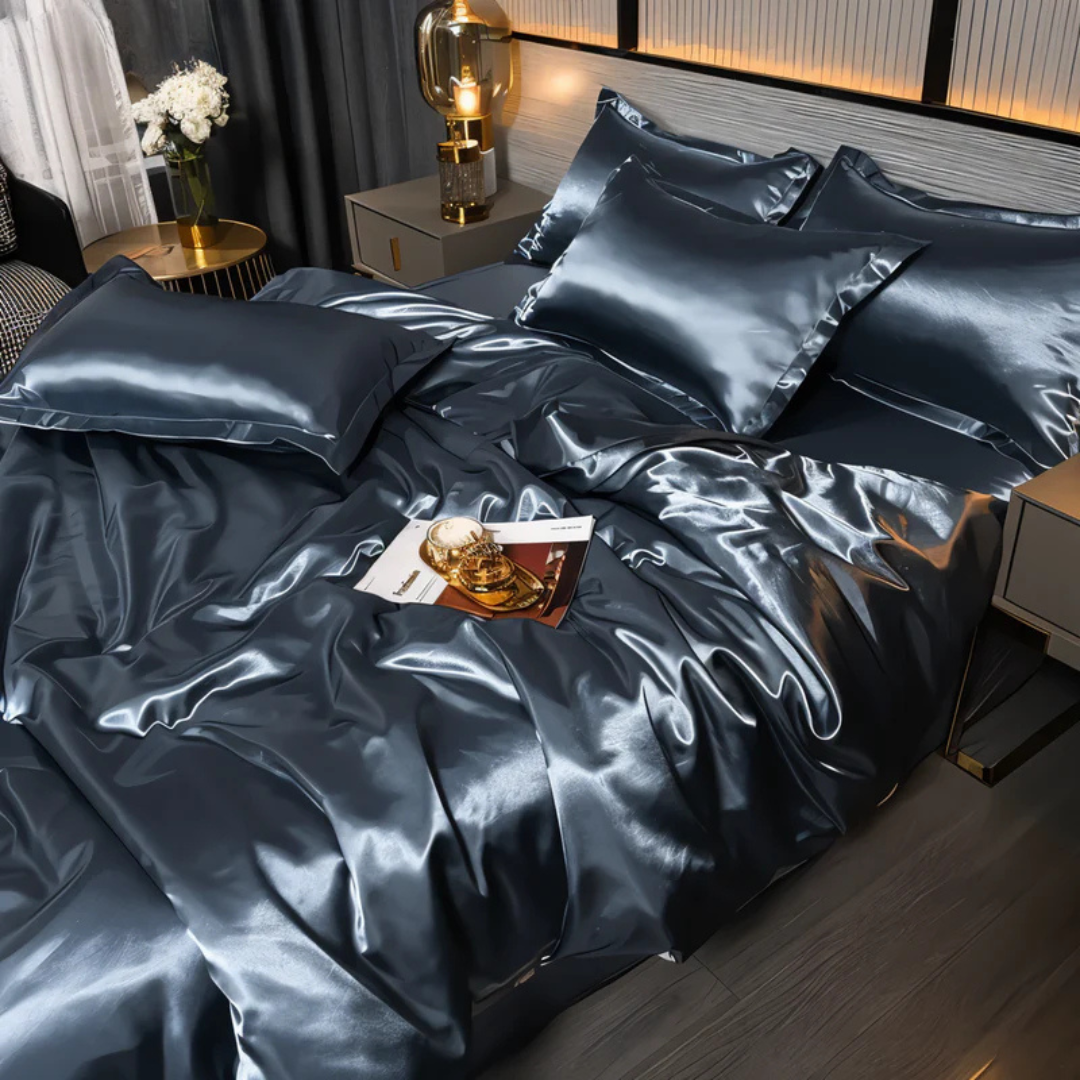 Seiden Satin Bettwäsche Set – Luxuriöser Schlafkomfort für Jede Nacht 6