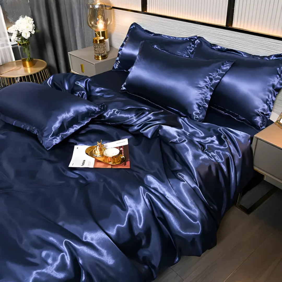 Seiden Satin Bettwäsche Set – Luxuriöser Schlafkomfort für Jede Nacht 7