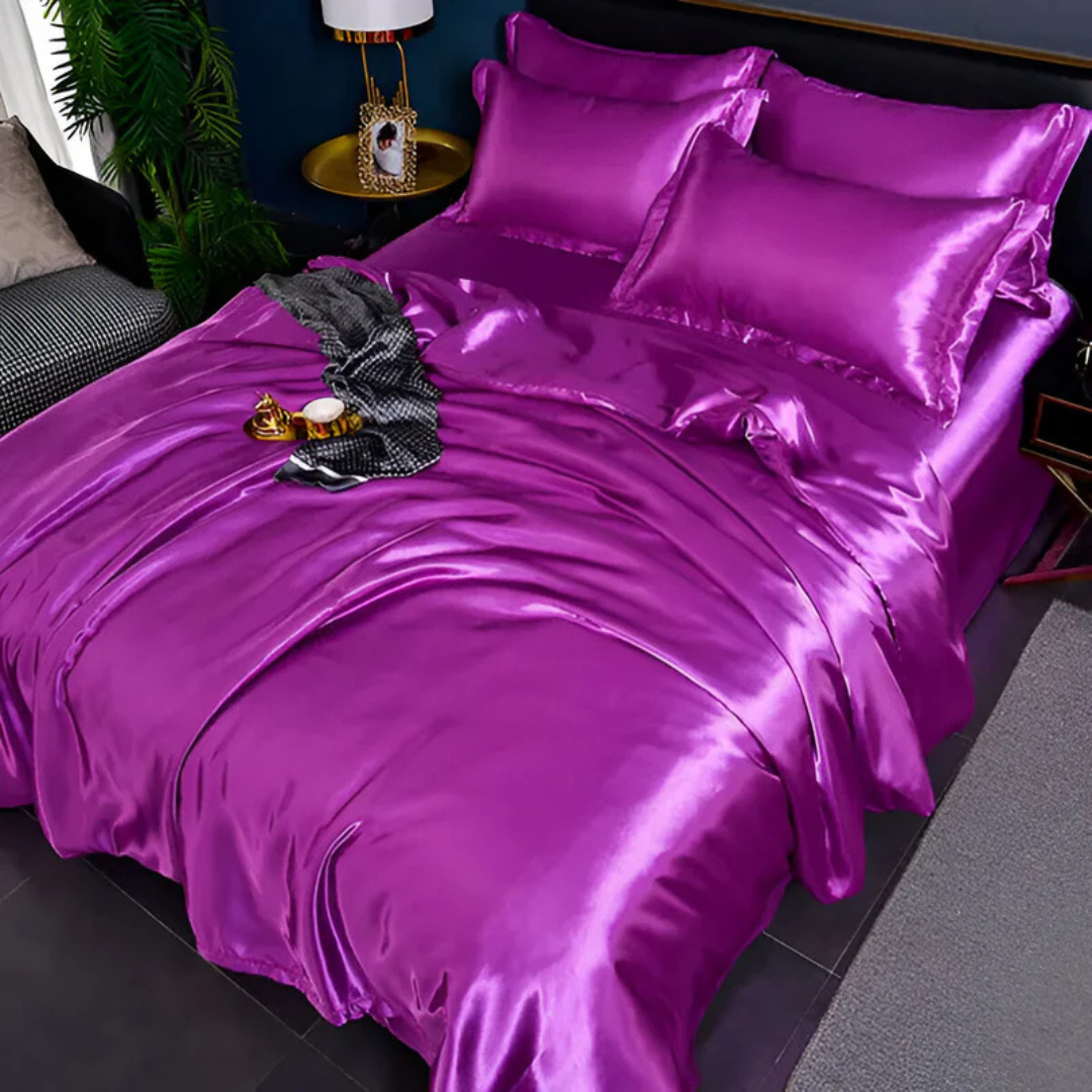 Seiden Satin Bettwäsche Set – Luxuriöser Schlafkomfort für Jede Nacht 9
